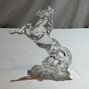 Princess House 24% Lead Crystal STALLION HORSE Figurine Collectible